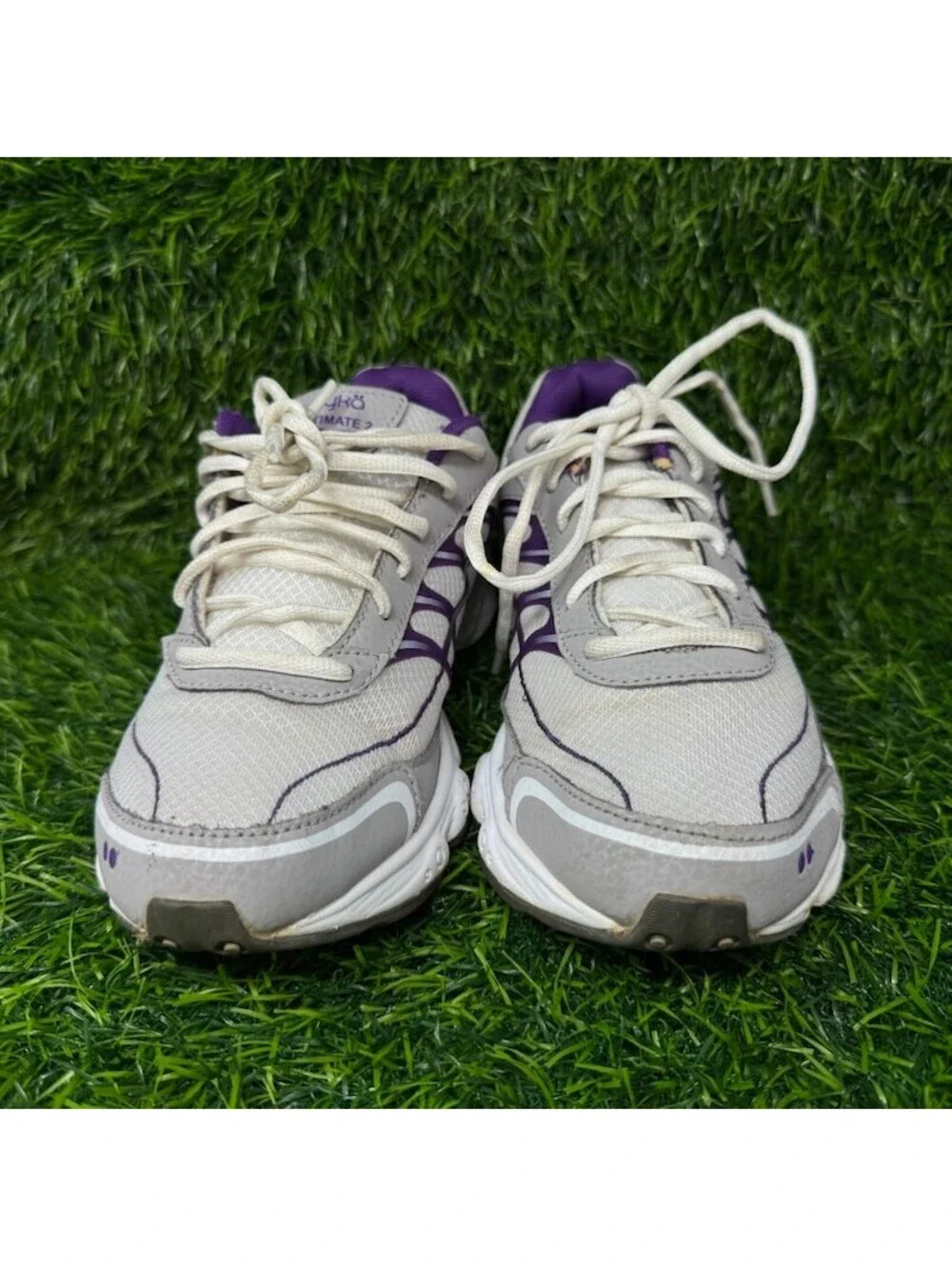 Ryka Ultimate 2 Womens Size 8M Running Shoes Gray Purple Sneakers 2249